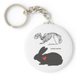Bunny Anatomy Keychain