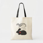 Bunny Anatomy Tote Bags