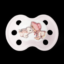 bunny and baby pacifier pacifiers