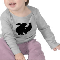 bunny and chicken icon t-shirts