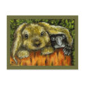 Bunny and raven postcards by tanyabond Bunny and raven postcards