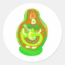 Bunny Babooshka Sticker