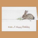 Bunny Birthday card cards