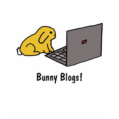 Bunny Blogs! | T-shirt by cherrybun