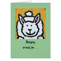 bunny blushing cards
