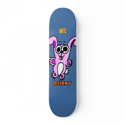 Bunny Board Skateboard by worshiploud