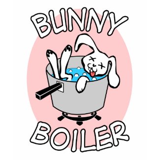 Bunny Boiler Women's Baby Doll T-Shirt shirt