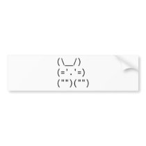 Bunny Bumper Stickers
