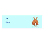 Bunny Butt Gift Tags Business Card Templates
