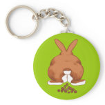 Bunny Butt Keychain
