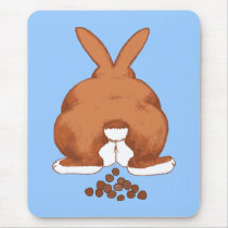 Bunny Butt Mouspad Mouse Pad