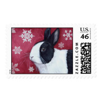 Bunny Christmas Postage stamps
