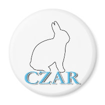 Bunny Czar magnets by czarshop Bunny Czar magnets