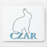 Bunny Czar Mousepad