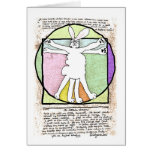 Bunny Da Vinci Greeting and Note Card cards