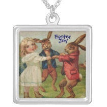Bunny Dance Easter Joy Necklace