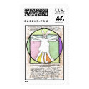 Bunny DaVinci Lettuce Code Custom Postage Stamps