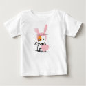 bunny dog for girl t-shirts