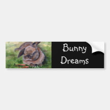 Bunny Dreams Bumper Sticker