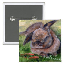 Bunny Dreams Button