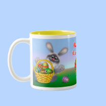 Bunny & Easter Eggs mugs