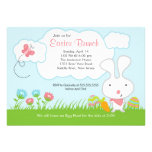Bunny Egg Hunt Easter Brunch Party Invitation