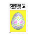 Bunny Egg Stamp on Yellow by niagaragirl Bunny Egg Stamp on Yellow