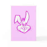 BUNNY FACE CARD