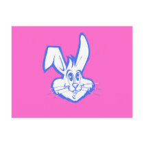 BUNNY FACE POST CARD
