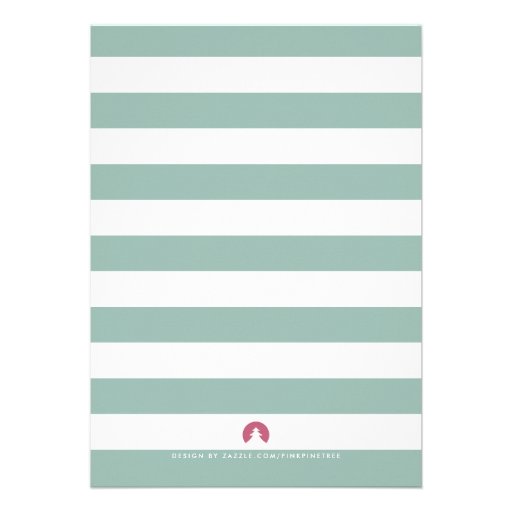 Bunny Family Couples Baby Shower Invitation Teal