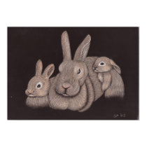 Bunny Family posters