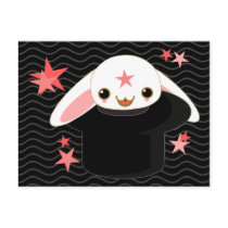 bunny from the hat postcards