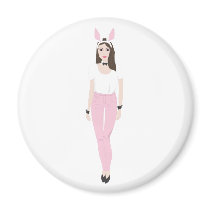 Bunny Girl Magnet