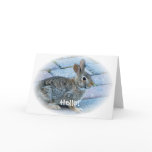 Bunny Greeting Card by Elaine