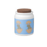Bunny Hatching from Egg Weird Candy Jar