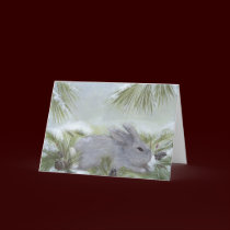 Bunny Holiday Card