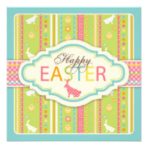Bunny Hop Invitation Square