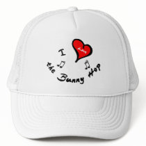 Bunny Hop Items - I Heart the Bunny Hop hats by danceteeshirts Bunny Hop Items - I Heart the Bunny Hop hats