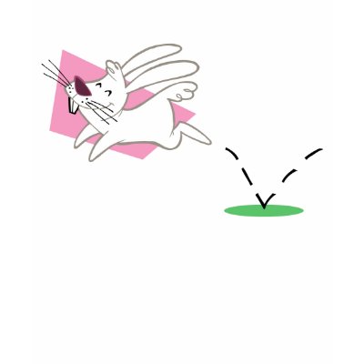 Bunny Hop T-Shirt by adrianropp