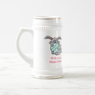 Bunny Hugging An Egg mug