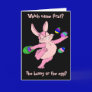 Bunny Humor Easter Card