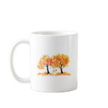 bunny in autumn mugs