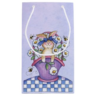 Bunny in Basket - Gift Bag Small Gift Bag