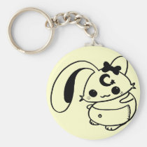 bunny kawaii doll keychains
