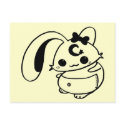 bunny kawaii doll postcards by anacletocold bunny kawaii doll postcards