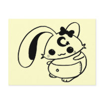 bunny kawaii doll postcards by anacletocold bunny kawaii doll postcards