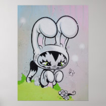 Bunny Kitty Butterfly posters