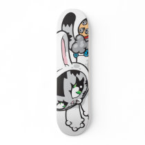 Bunny Kitty Leap Skateboard by bunnykitty Bunny Kitty Leap Skateboard