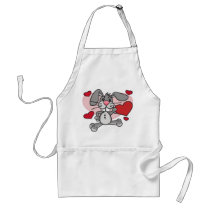 Bunny Love Apron by wislander Bunny Love Apron