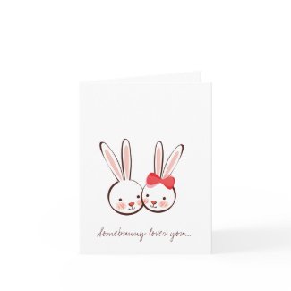 Bunny Love Easter Cards card